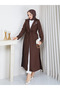 Elisa Waist-Tie Long Women's Trench Coat - 5