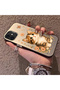 iPhone 12 Pro Compatible Silicone Edge Hard Back Case Cat Pattern Loving Couple Phone Case - 2