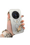 Vivo X200 Pro Compatible Silicone Edge Hard Back Case Line Art Patterned Phone Case