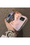 Samsung Galaxy A51 Compatible Silicone Edge Hard Back Case Istanbul Patterned Lover Couple Phone Case - 4