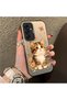 Samsung Galaxy A36 Compatible Silicone Edge Hard Back Case Cat Pattern Loving Couple Phone Case - 3