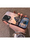 Oppo A6 Pro 4g Compatible Silicone Edge Hard Back Case Istanbul Patterned Couple Phone Case - 2