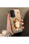 Samsung Galaxy A17 Compatible Silicone Edge Hard Back Case Cat Pattern Loving Couple Phone Case - 3