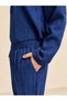 Men's Hajj Umrah Set, Crinkle Fabric, Comfortable Fit, Shirt and Pants, Two-Piece Set with Drawstring - 2