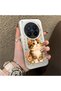 Vivo X300 Pro Compatible Silicone Edge Hard Back Case Cat Pattern Loving Couple Phone Case - 3