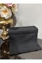 Elegance Lace-Embellished Black Linen Runner 35 X 140 cm - 2