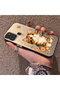 Samsung Galaxy A21S Compatible Silicone Edge Hard Back Case Cat Pattern Loving Couple Phone Case - 2