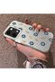 Oppo Reno 14 Pro 5g Compatible Silicone Edge Hard Back Case Evil Eye Bead Pattern Phone Case - 2