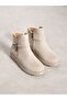 Veloce Cream Suede Orthopedic Women's Boots - 4