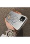 iPhone 11 Compatible Silicone Edge Hard Back Case Line Art Patterned Phone Case - 4