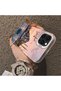 iPhone 12 Pro Max Compatible Silicone Edge Hard Back Case Istanbul Patterned Couple Phone Case - 4