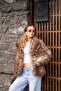 Beige Soft Touch Lined Premium Stylish Fur