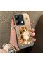Redmi Note 13 Compatible Silicone Edge Hard Back Case Cat Pattern Loving Couple Phone Case - 3