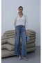V-Neck Buttoned Knitwear Cardigan Ecru - 2