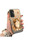 Samsung Galaxy M15 Compatible Silicone Edge Hard Back Case Cat Pattern Loving Couple Phone Case