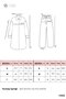 Women's Pleated Detailed Fit Suit -14423Tks Navy Blue - 4