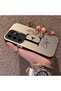 Samsung Galaxy S24 Ultra Compatible Silicone Edge Hard Back Case Letter E Patterned Couple Phone Case - 2