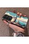 Samsung Galaxy S23 Ultra Compatible Silicone Edge Hard Back Case Galata Tower Patterned Phone Case - 2