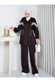 Modal Lavi̇n Double Suit Brown - 2