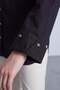 Hakim Collar Cuff Sleeve Detailed Shirt Black 10791 - 2