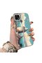 Realme C21 Compatible Silicone Edge Hard Back Case Galata Tower Patterned Phone Case