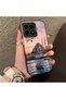 Redmi K90 5g Compatible Silicone Edge Hard Back Case Istanbul Patterned Couple Phone Case - 3
