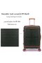 4 Pcs PP Luggage Set 14/20/24/28 Inch with Cosmetic Case, TSA Lock Hard Shell Suitcases & 360° Spinner Wheels, Lightweight Unisex Travel Luggage - 3