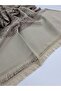 Tapestry Woven Cotton Ethnic Patterned Double Color Reversible Shawl 70 X 190 cm - 4