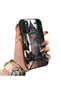Oppo A16 Compatible Silicone Edge Hard Back Case Galata Tower Patterned Phone Case