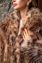 Beige Soft Touch Lined Premium Stylish Fur - 3