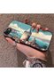 iPhone Se 2022 Compatible Silicone Edge Hard Back Case Galata Tower Patterned Phone Case - 2