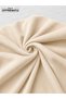 Butterfly Sunflower and Faith Printed Light Beige Large Size Oversize Unisex Crew Neck T-Shirt - 5