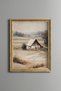 Country House - Vintage Patterned Painting - Fine Model