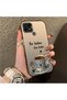 Realme C21 Compatible Silicone Edge Hard Back Case Turkish Coffee Patterned Phone Case - 3