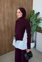 Frida Shirt Detail Luxury Set Plum - 4