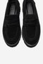 Vionel Black Suede Genuine Leather Women's Loafer Shoes - 4