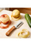 Stainless Steel Vegetable Fruit Peeler and Bottle Soda Opener with Wooden Handle - Multi-Functional Peeler - 2