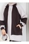 Double Suit with Sudem Garnish and Collar Detail with Zipper - 4