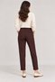 Double Leg Detail Cotton Viscose Blend Trousers with Side Pockets - 6