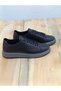 Men's Sporty Winter Shoes Genuine Leather Rubber Sole Orthopedic and Lace-Up Black Color - 7