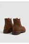 26K-195-8075 Genuine Leather Ankle Boots with Metal Detail on the Front for Women - 5