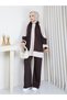 Double Suit with Sudem Garnish and Collar Detail with Zipper