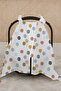 100% Cotton Muslin Stroller Cover |   Soft and Breathable Fabric - Dreamy Balloons - 3