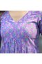 Purple Viscose Cotton Kameez Salwar & Dupatta - ALV2045 | Purple-Size:XL-42-Inches - 4