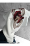 White Hooded Oversize Premium Snake Print Sweatshirt - 4