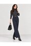 Double Leg Style Side Pocket Pants with Fish Scale Texture