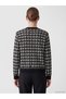 Zero Roba Collar Checkered Embroidered Women's Knitwear Cardigan for Style Enthusiasts from Uzg Store - 5