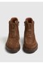 26K-195-8075 Genuine Leather Ankle Boots with Metal Detail on the Front for Women - 4