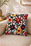 Decorative Floral Cushion Cover 43X43 cm Punch Look 3D Digital Printed Single Sofa Cushion Cover - Colorful Spring - 4