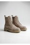26K-001-22989 Genuine Leather 5cm Thick Sole Boots for Women - 4